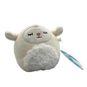 Squishmallows Sophie the Lamb 5" Easter Farm Squad Furry Belly Plush NWT